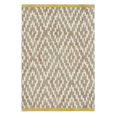 Scion Uteki Slate Hand Tufted Designer Wool Rug, 350x250cm