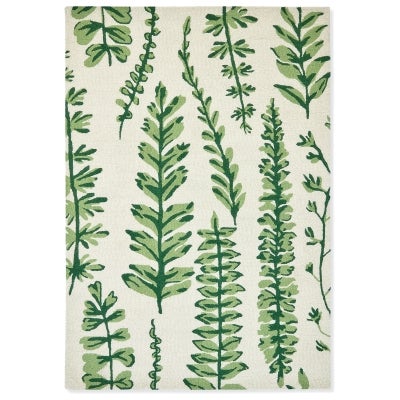 Scion Ferns Hand Tufted Designer Wool Rug, 230x160cm