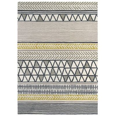 Scion Raita Hand Tufted Designer Wool Rug, 280x200cm, Taupe