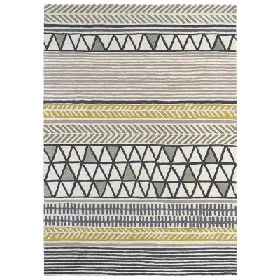Scion Raita Hand Tufted Designer Wool Rug, 230x160cm, Taupe