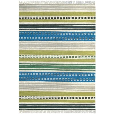 Scion Rivi Hand Tufted Designer Wool Rug, 240x170cm, Kiwi