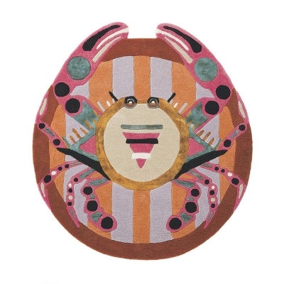 Ted Baker Zodiac Cancer Hand Tufted Designer Round Wool Rug, 100cm
