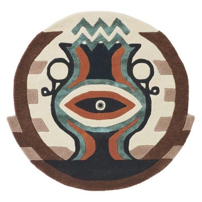 Ted Baker Zodiac Aquarius Hand Tufted Designer Round Wool Rug, 200cm