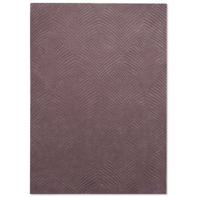Wedgwood Folia Hand Tufted Designer Wool Rug, 180x120cm, Mink