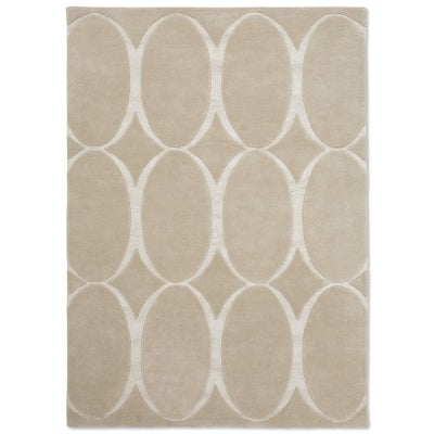 Wedgwood Renaissance Hand Tufted Designer Wool Rug, 350x250cm, Beige