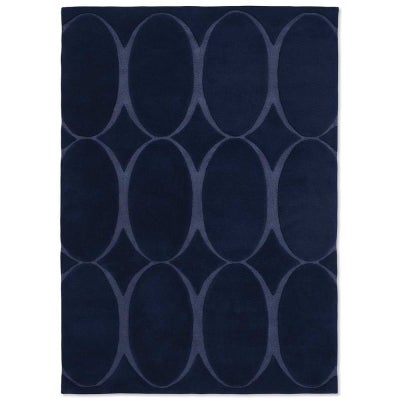 Wedgwood Renaissance Hand Tufted Designer Wool Rug, 350x250cm, Blue
