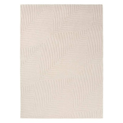 Wedgwood Folia Hand Tufted Designer Wool Rug, 180x120cm, Stone