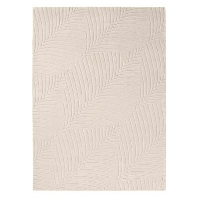 Wedgwood Folia Hand Tufted Designer Wool Rug, 280x200cm, Stone
