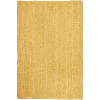 Bondi Hand Braided Jute Rug, 400x300cm, Yellow