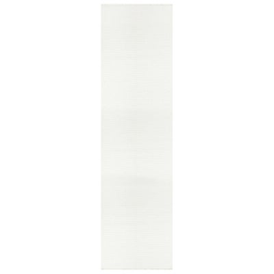 Berno Abby Modern Runner Rug, 300x80cm, Ivory