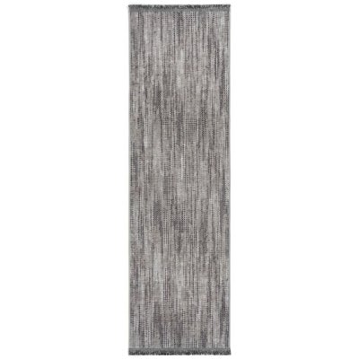 Berno Abby Modern Runner Rug, 300x80cm, Charcoal