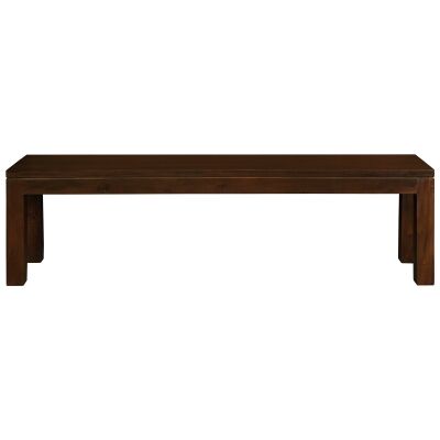 Portol Mahogany Timber Dining Bench, 158cm, Mahogany