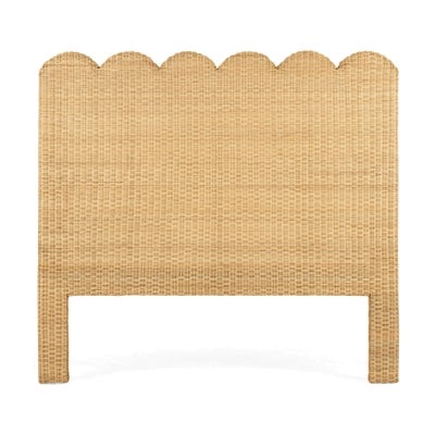 Belorin Natural Rattan Bed Headboard, Queen