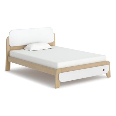 Boori Avalon Wooden Bed, Double, Barley White / Almond