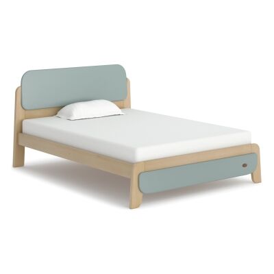 Boori Avalon Wooden Bed, Double, Blueberry / Almond