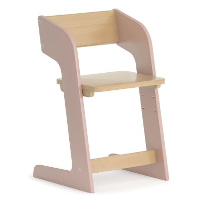 Boori Oslo Wooden Adjustable Study Chair, Cherry / Almond