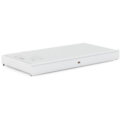 Boori Tidy Wooden Trundle Bed, Single, Barley White