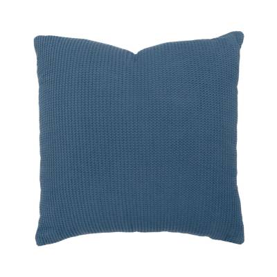 Bambury Milo Cotton Waffle Scatter Cushion, Ocean