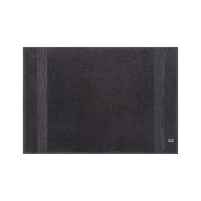 Lacoste Lecroco Organic Cotton Bath Mat, 50x70cm, Bitume