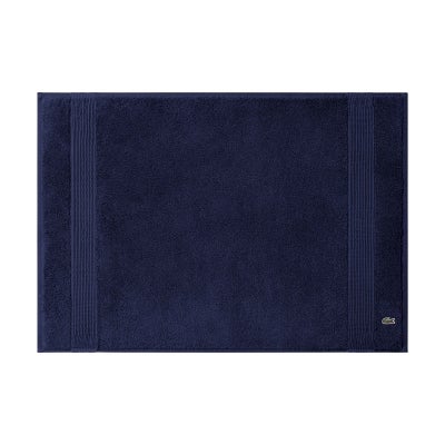 Lacoste Lecroco Organic Cotton Bath Mat, 50x70cm, Marine