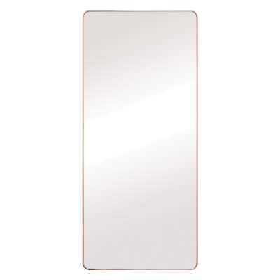 Magnus Metal Frame Wall / Cheval Mirror, 160cm, Rose Gold