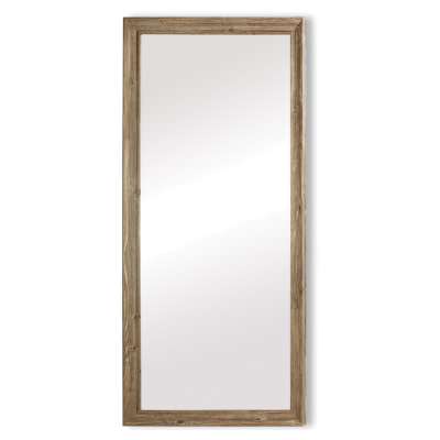 Evelyn Wooden Frame Wall / Cheval Mirror, 180cm, Antique Natural
