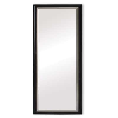 Emma Wall / Cheval Mirror, 180cm, Black / Silver