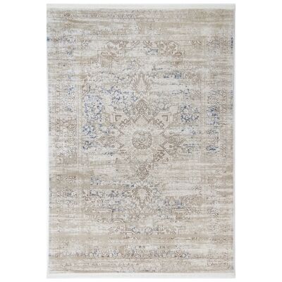 Bohemian Paradise No.06 Transitional Rug, 290x200cm, Beige / Blue