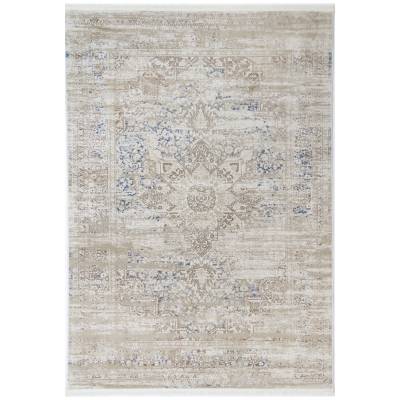 Bohemian Paradise No.06 Transitional Rug, 400x300cm, Beige / Blue