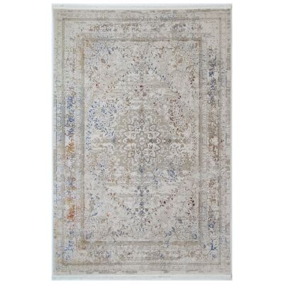Bohemian Paradise No.08 Transitional Rug, 290x200cm, Beige Multi