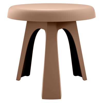 Cosima Outdoor Round Dining Table, 78cm, Mocha Brown