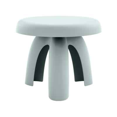 Cosima Outdoor Round Side Table, Celadon Green