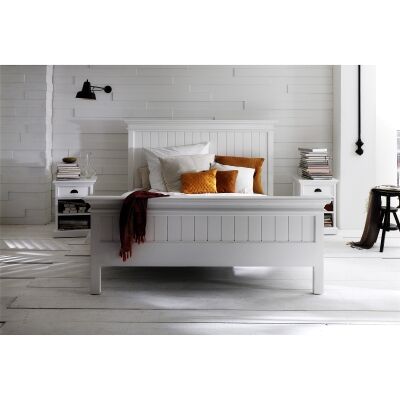 Halifax Mahogany Timber Bed, Queen
