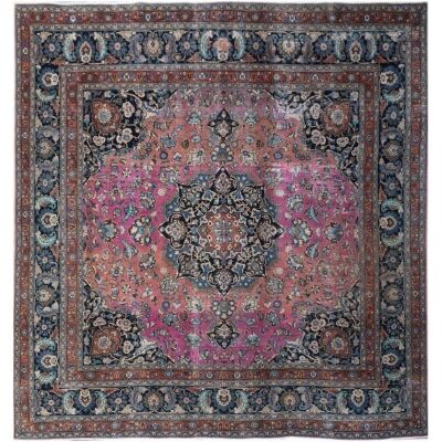 One of A Kind Mari Hand Knotted Wool Persian Rug, 297x292cm
