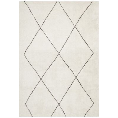 Broadway Diamond Modern Rug, 340x240cm, Ivory