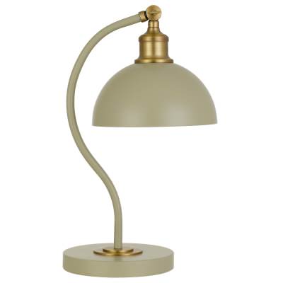 Brevik Iron Adjustable Desk Lamp, Green