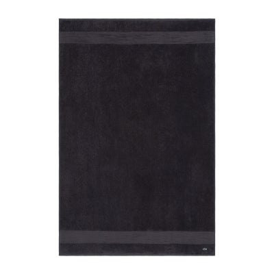 Lacoste Lecroco Organic Cotton Bath Sheet, 100x150cm, Bitume