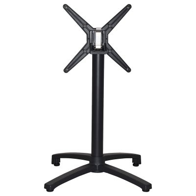 Nara Commercial Grade Aluminium Indoor / Outdoor Folding Dining Table Base, Anthracite