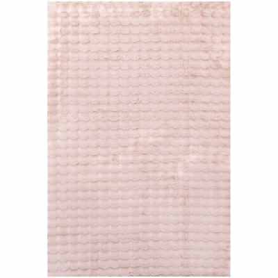 Bubble Modern Machine Washable Rug, 220x150cm, Blush