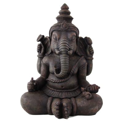 Ganesha Magnesia Sculpture, Burnt Clay