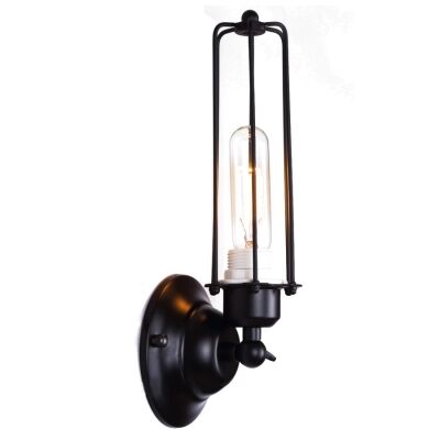Edison Metal Caged Sconce