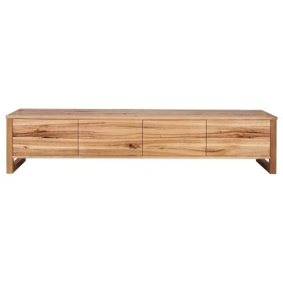 Velrosa Mountain Ash Timber 4 Door TV Unit, 210cm