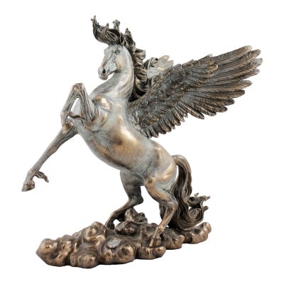 Veronese Cold Cast Bronze Coated Greek Mythology Figurine, Pegasus