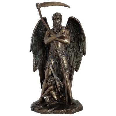 Veronese Cold Cast Bronze Coated Greek Mythology Figurine, Chronos