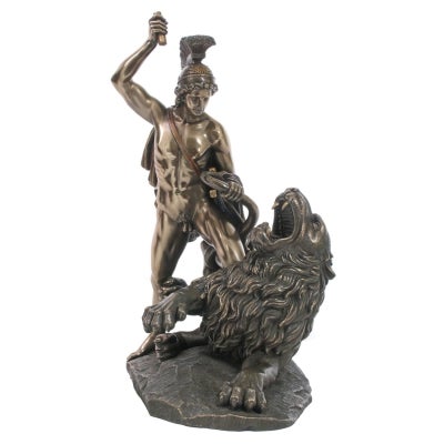 Veronese Cold Cast Bronze Coated Greek Mythology Figurine, Bellerophon