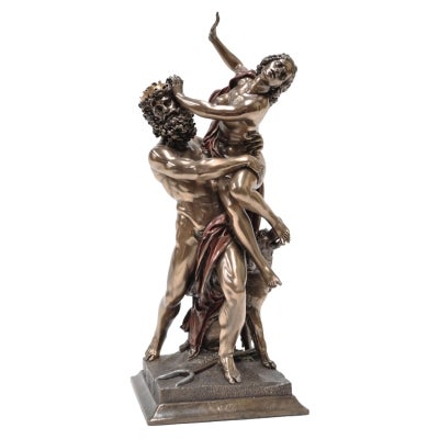Veronese Cold Cast Bronze Coated Figurine, Gian Lorenzo Bernini's The Rape of Proserpina