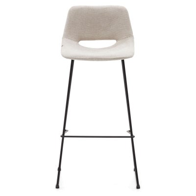 Amarco Fabric Counter Stool, Beige / Black