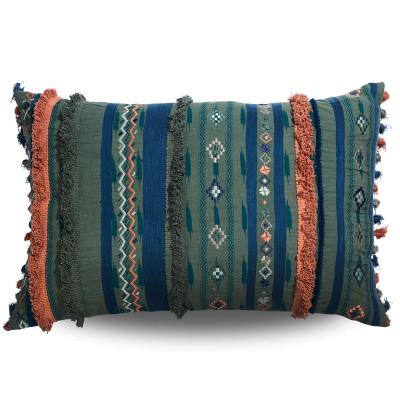 Greenmarket Finley Cotton Linen Lumbar Cushion