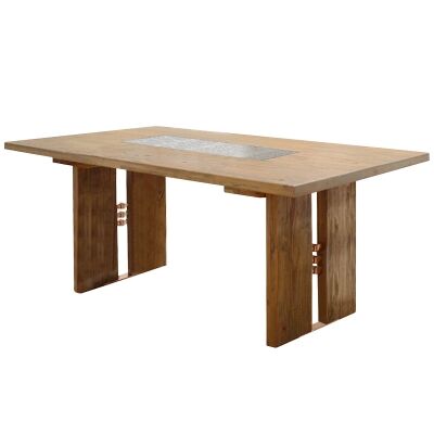 Marelos Mountain Ash Timber Dining Table, 210cm