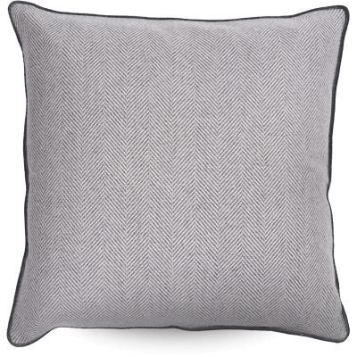 Retreat Steele Wool Euro Cushion Cover (Insert Not Incl.)